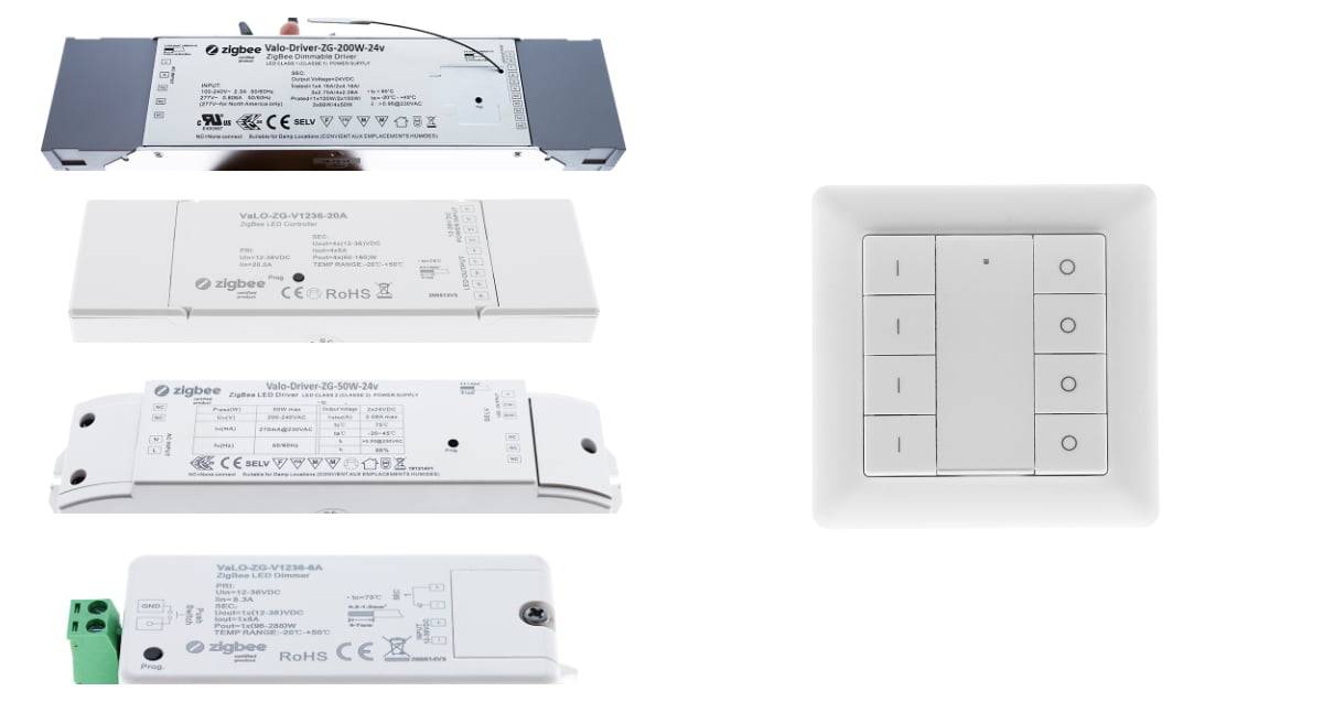 L'accoppiamento avviene in questo modo: trasformatori e un controller a quattro pezzi