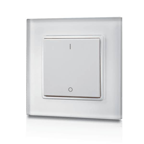Interruttore dimmer wireless monopezzo per luci a led