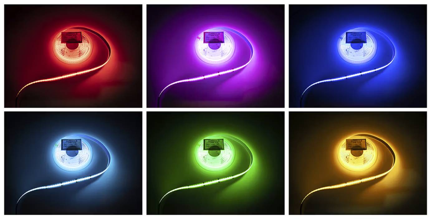 Nastro RGB, l'illuminazione festiva richiede un colore, che viene facilmente fornito dal nastro LED.