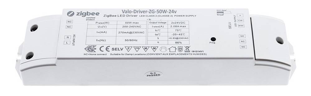 Trasformatore led Zigbee CCT 50W 24V