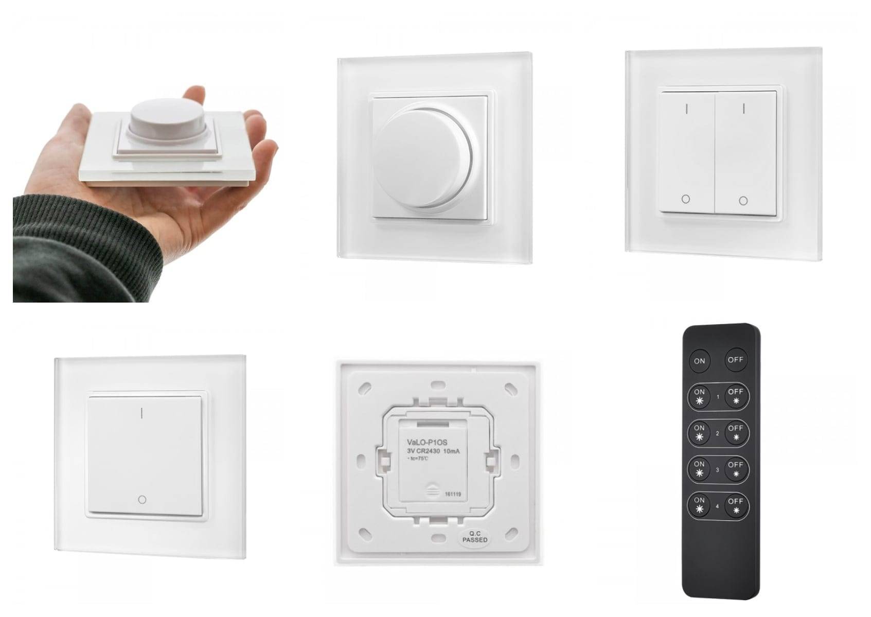 Il controllo wireless funziona con i controller dotati di batteria a bottone.