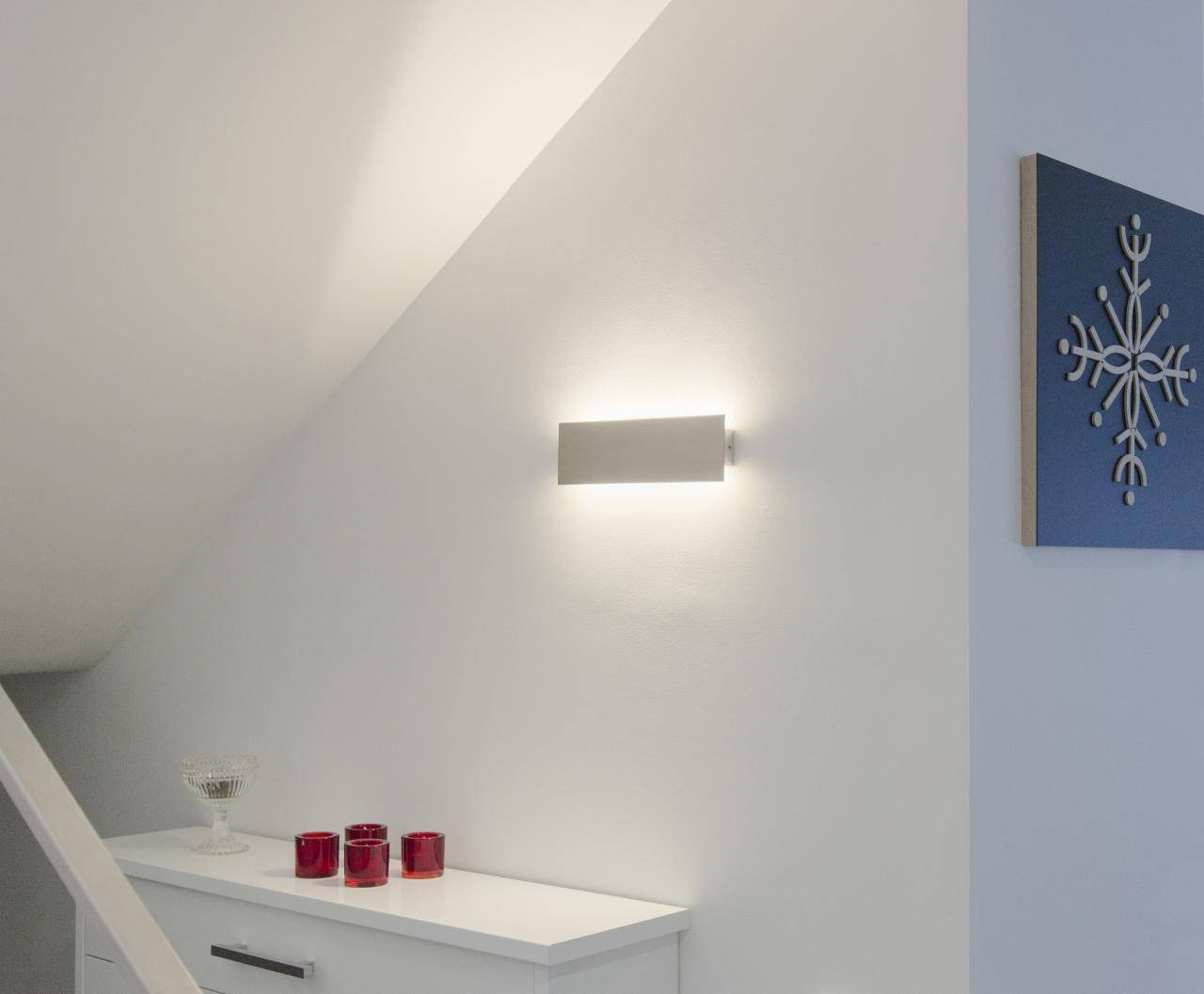 Sfondo verde e linee quadrate bianche "LED STORE" in grassetto bianco che evidenziano le opzioni di illuminazione LED ecologica.